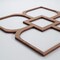 Ekena Millwork Medium Olivia Decorative Fretwork Wood Wall Panels, Walnut, 15 3/8"W x 15 3/8"H x 3/8"T WALW16X16X0375OLVWA - alternate 2